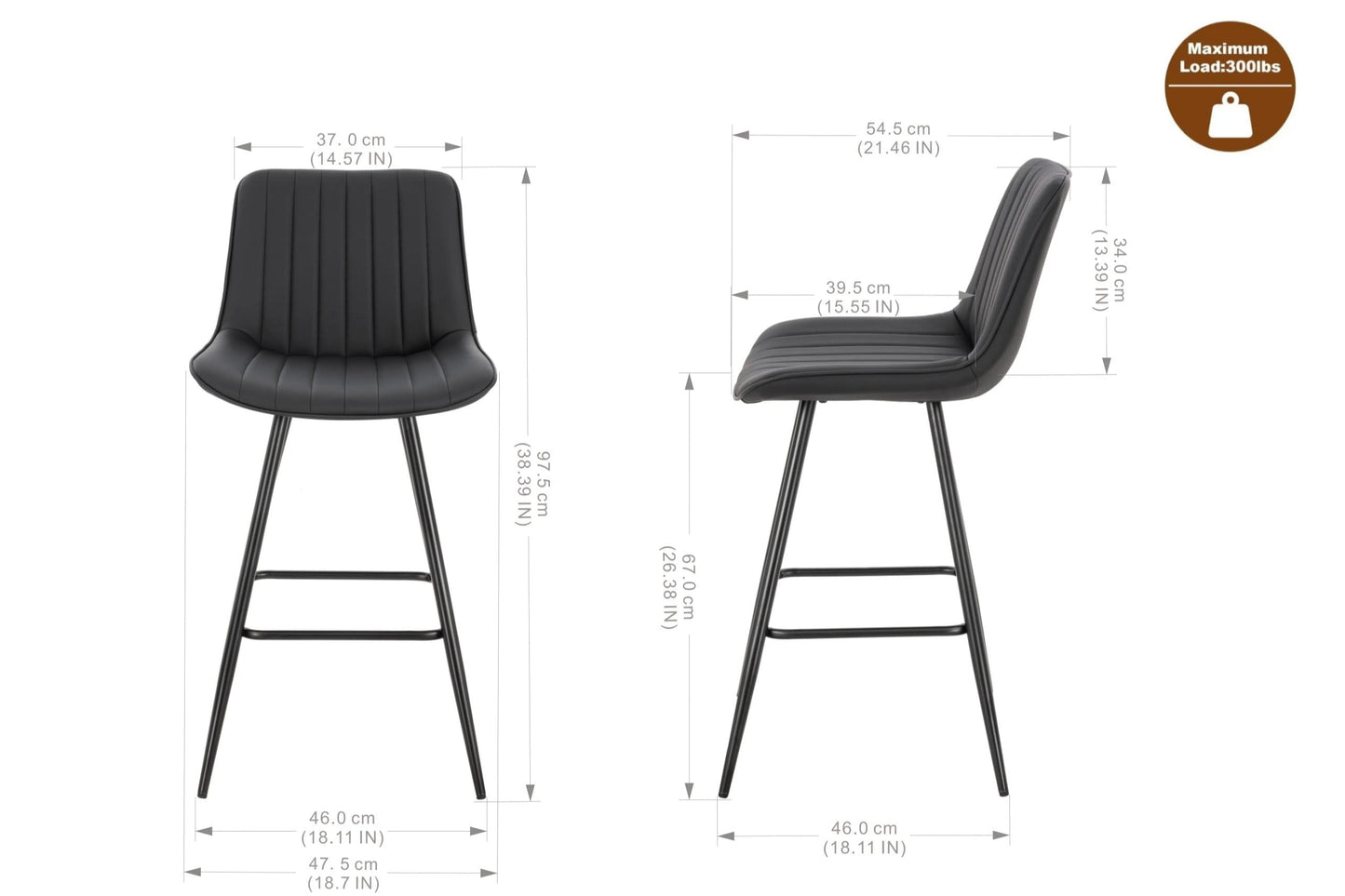 Nova Counter-Height Stool